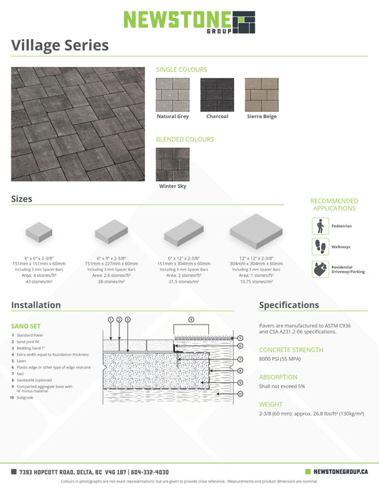 NEWSTONE - OLD VILLAGE PAVER
