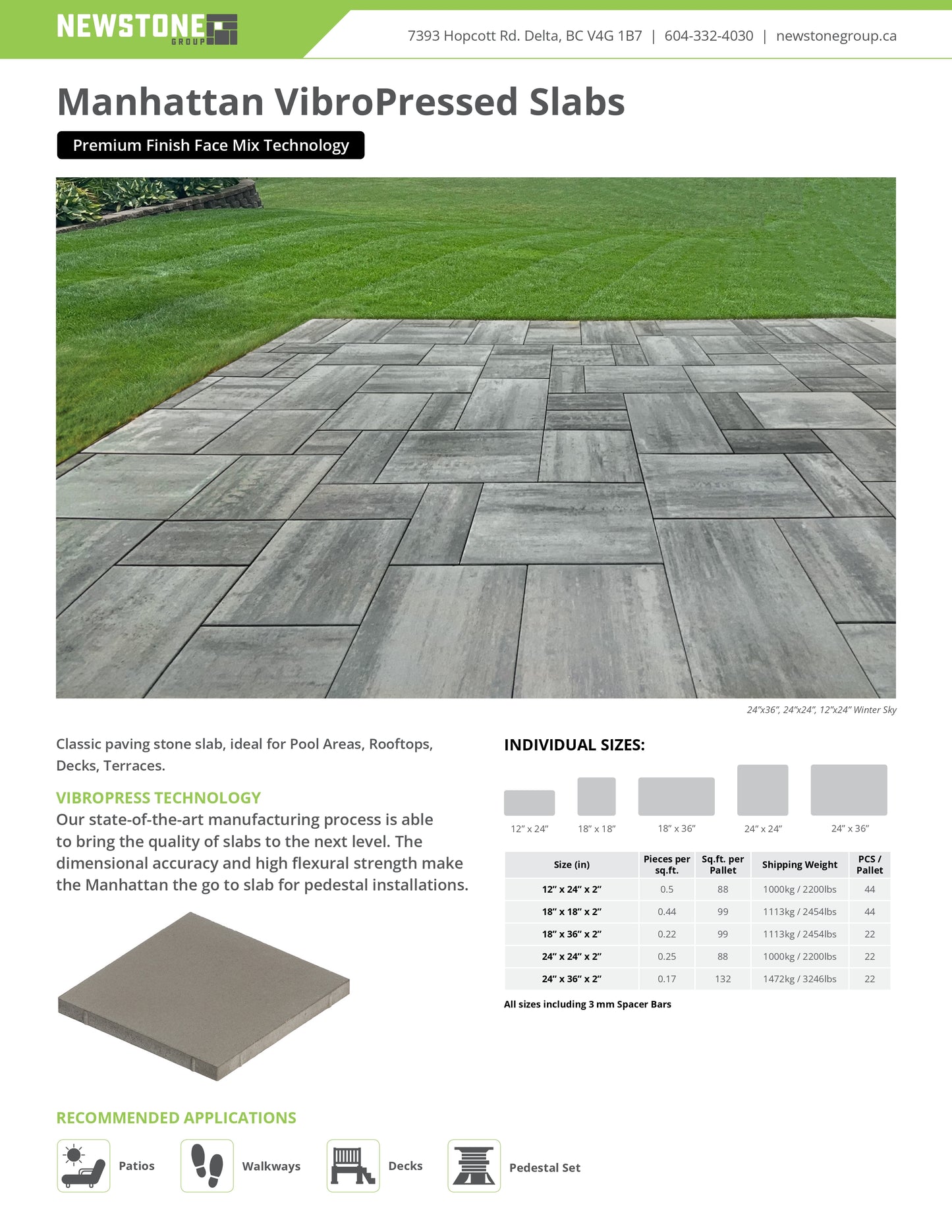 NEWSTONE - MANHATTAN SLAB