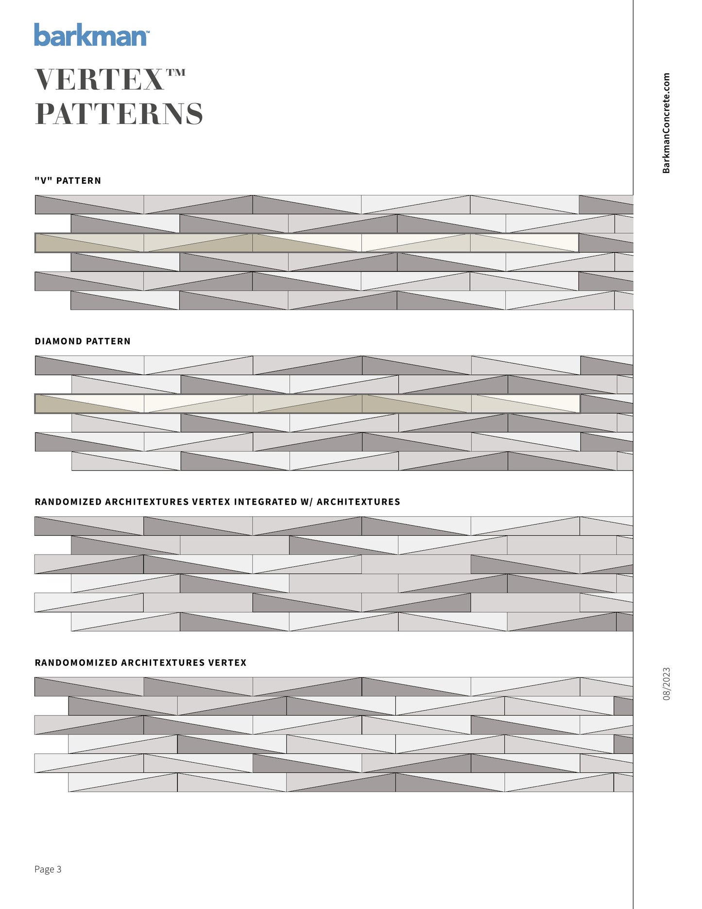 BARKMAN - ARCHITEXTURES VERTEX