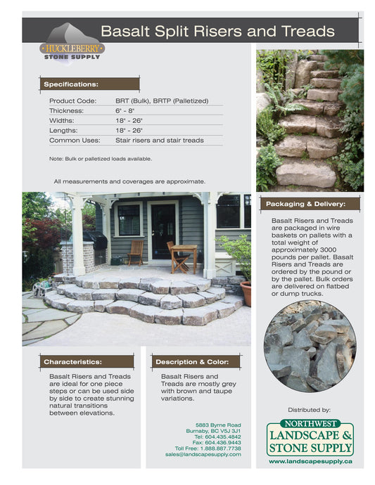Basalt Risers Natural Stone – Bricks n Blocks