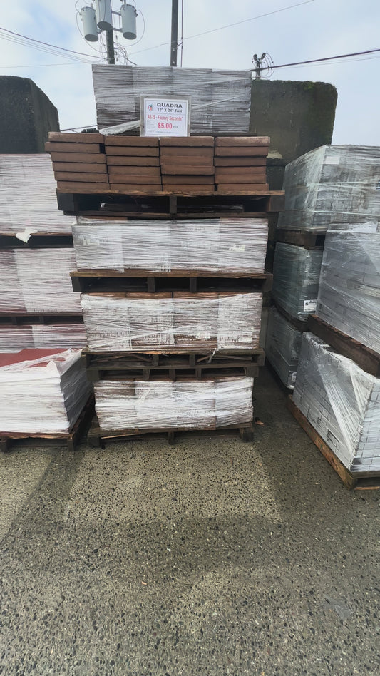 12X24" Quadra Tan 2nds