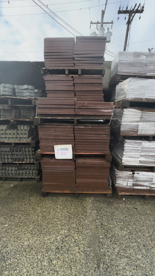 24X24" Quadra Brown 2nds
