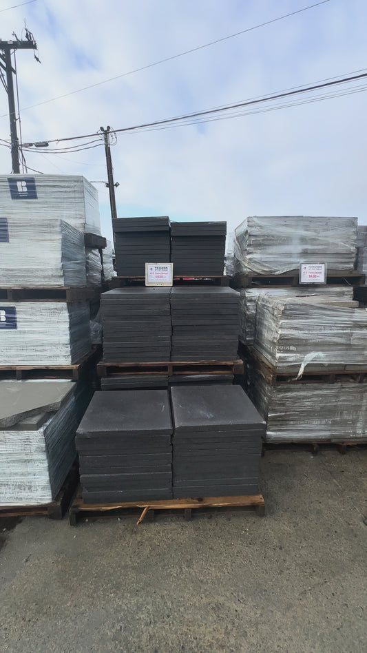 24X24" Texada Charcoal 2nds